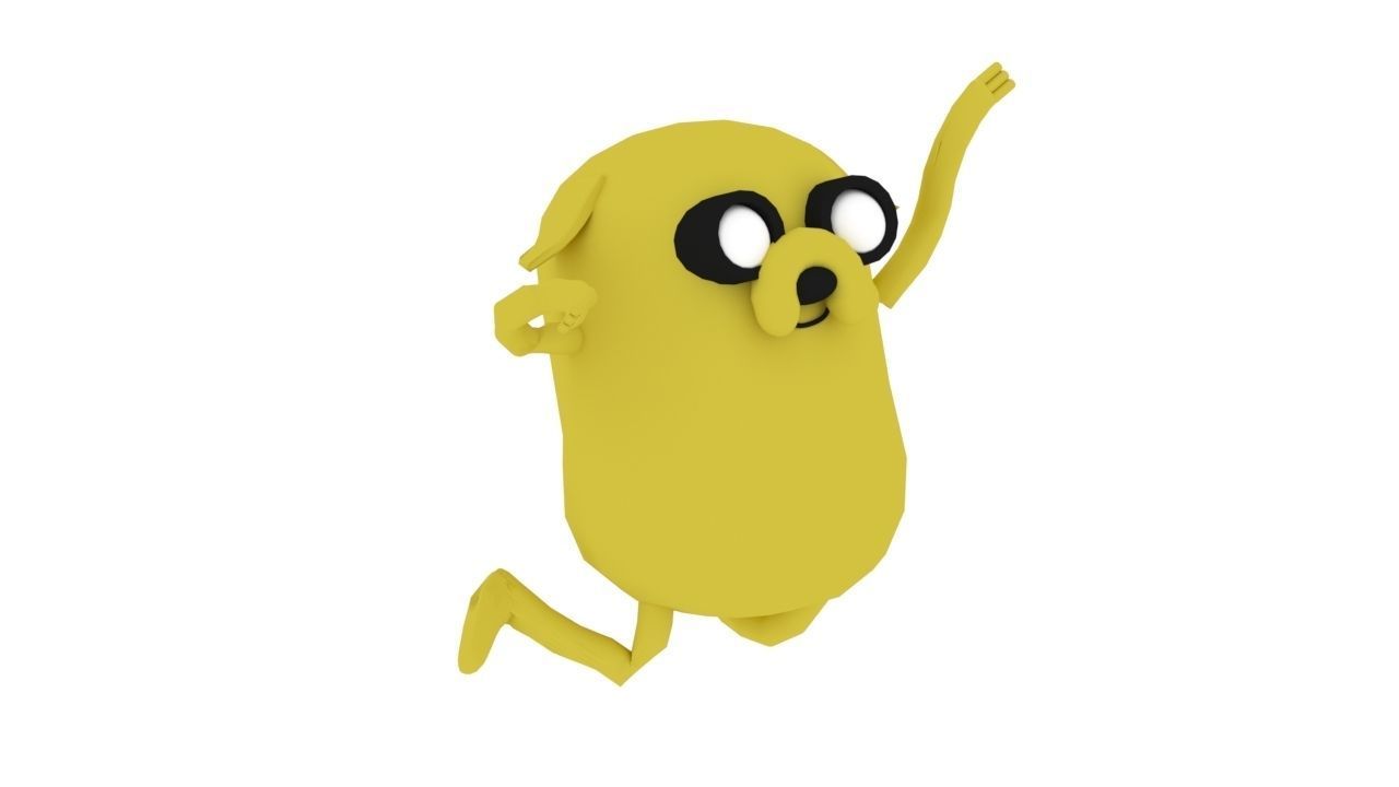 Jake The Dog  Free low-poly 3D model_6