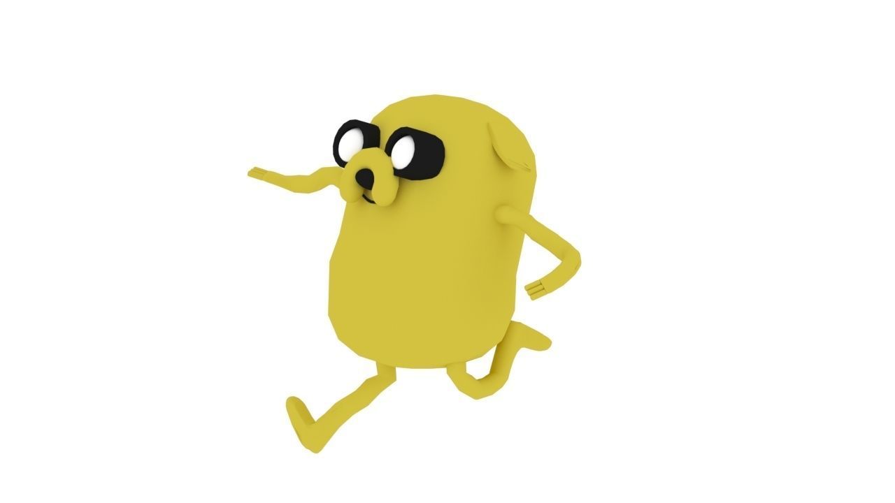 Jake The Dog  Free low-poly 3D model_7