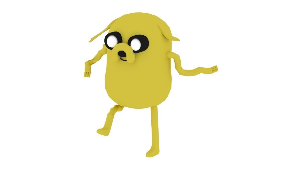 Jake The Dog  Free low-poly 3D model_15