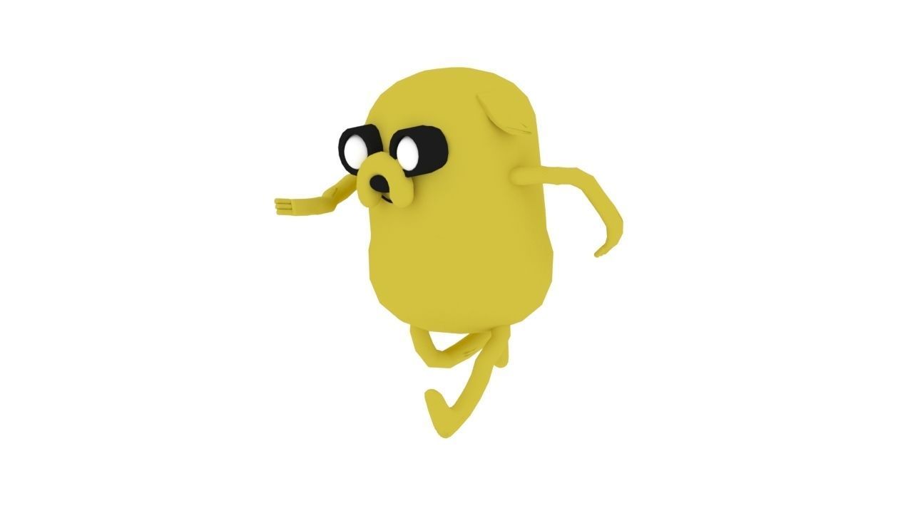 Jake The Dog  Free low-poly 3D model_11