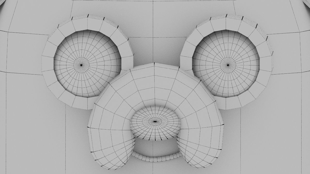 Jake The Dog  Free low-poly 3D model_30