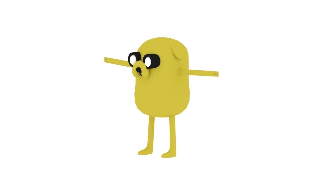 Jake The Dog  Free low-poly 3D model_13