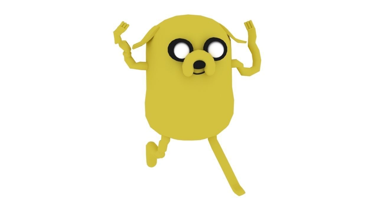 Jake The Dog  Free low-poly 3D model_18