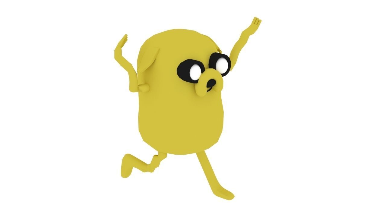 Jake The Dog  Free low-poly 3D model_17