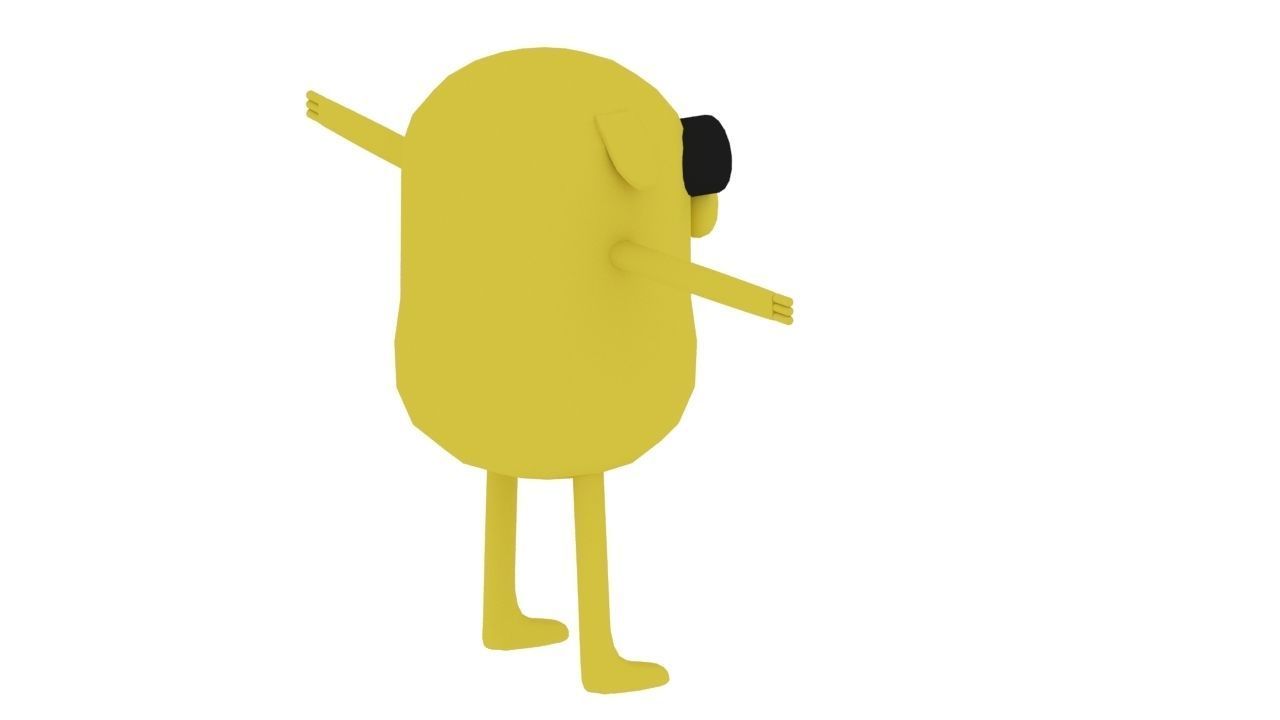 Jake The Dog  Free low-poly 3D model_19