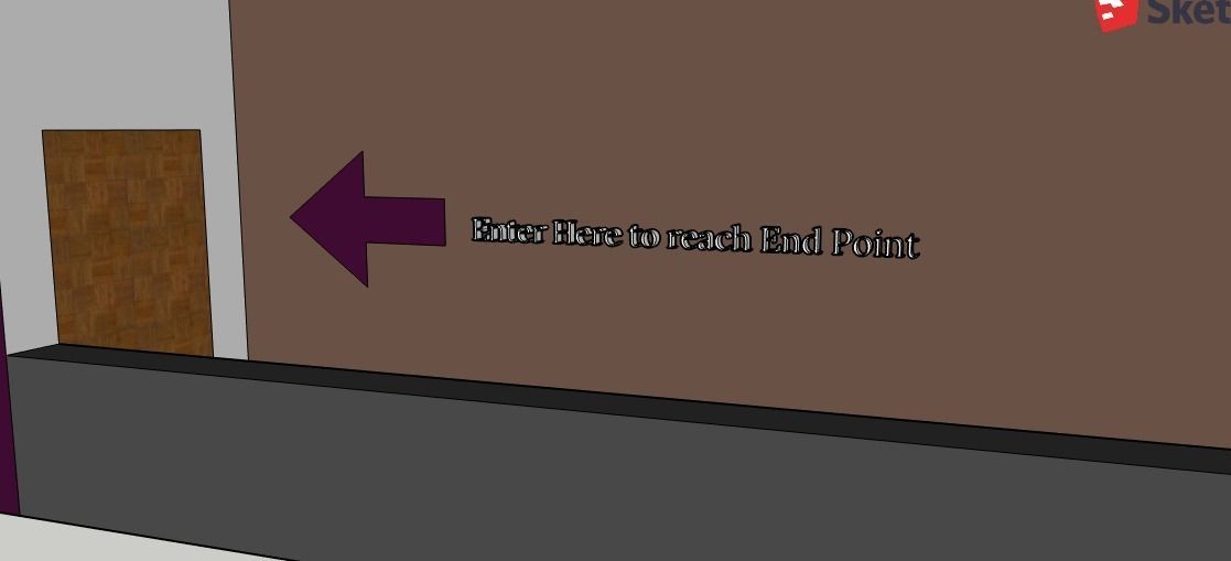 The Maze square block Low-poly 3D model_4