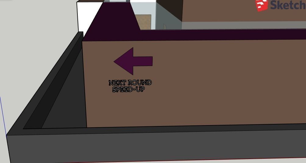 The Maze square block Low-poly 3D model_8