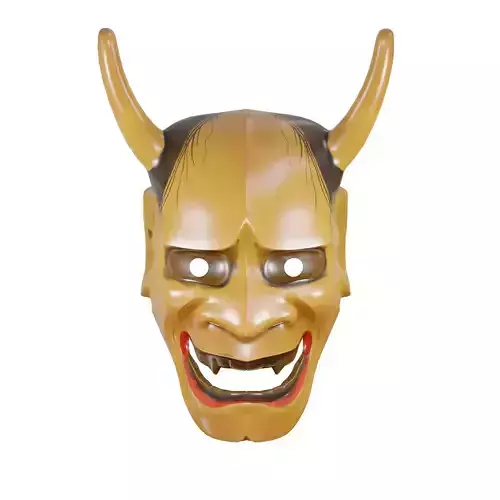 Noh Theatre  Mask Japanese Hannya mask 3D model