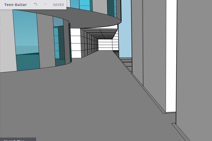 Teen Guitar 3D model_1