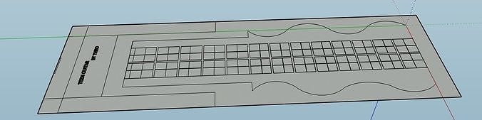 Teen Guitar 3D model