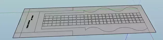 Teen Guitar 3D model