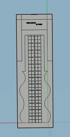 Teen Guitar 3D model_7