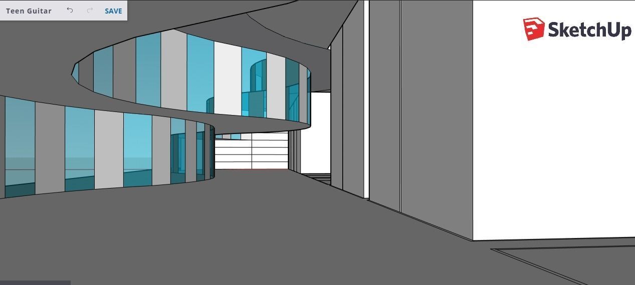 Teen Guitar 3D model_12