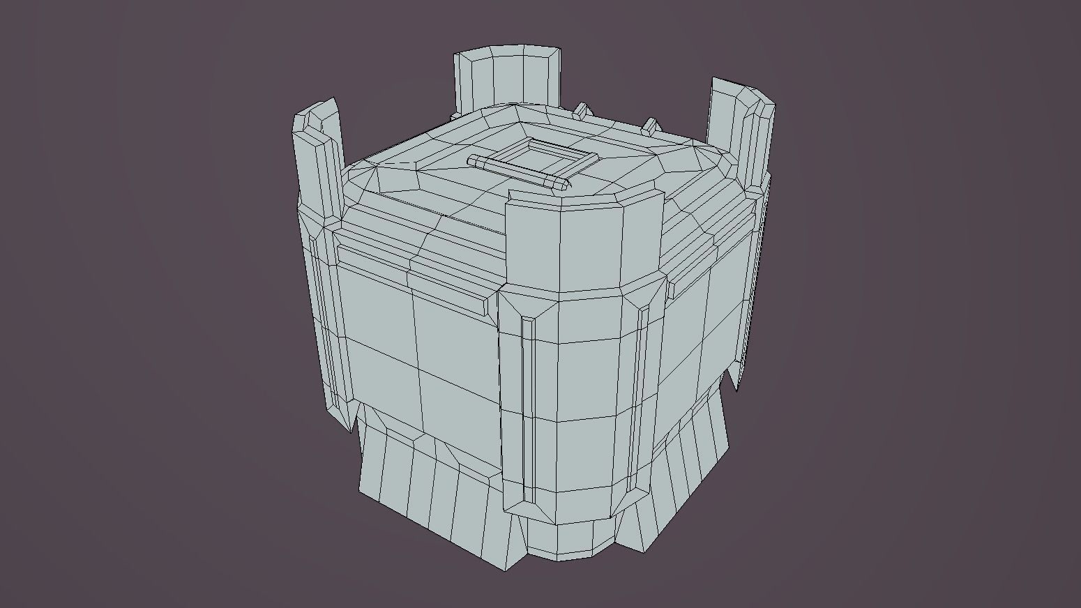 SHT-110 Small Hover Trolley Low-poly 3D model_5