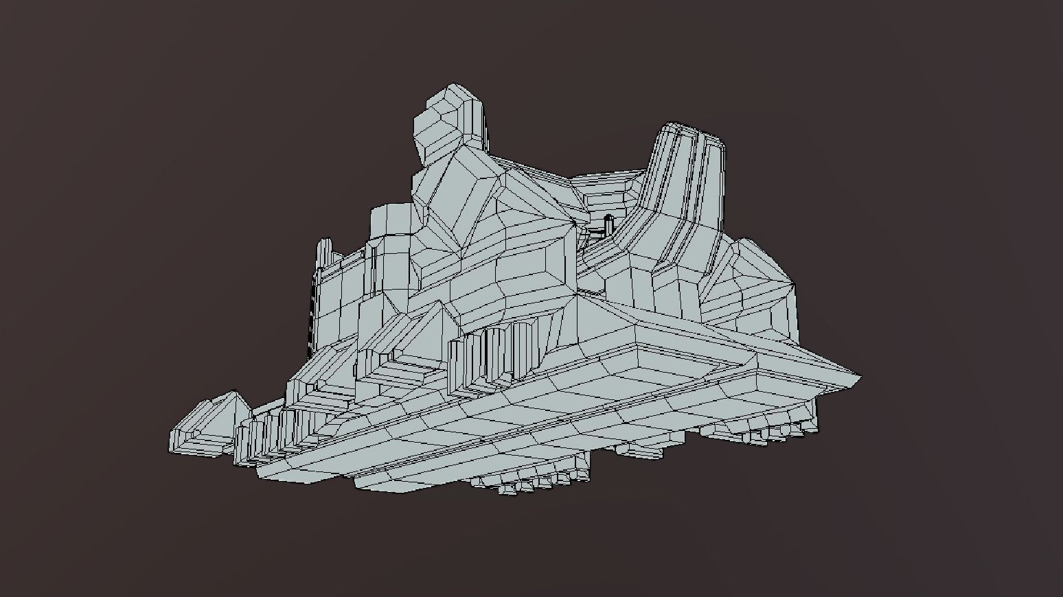 SHT-110 Small Hover Trolley Low-poly 3D model_11