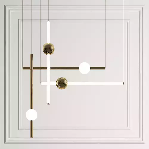 Larry Hanging Lamp by ROMATTI 3D model