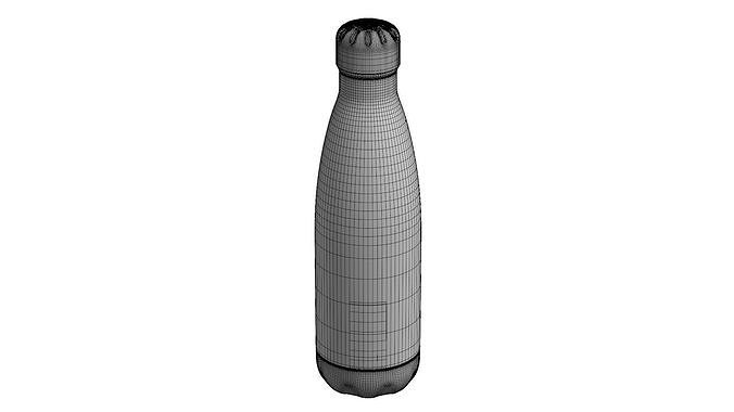 Chillys Reusable Thermos Bottle 500ml closed 3D model 5