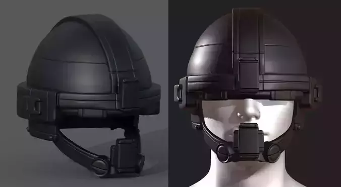 Helmet military combat scifi fantasy 