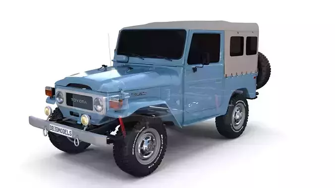 Toyota Land Cruiser FJ 40 Soft Top with Chassis