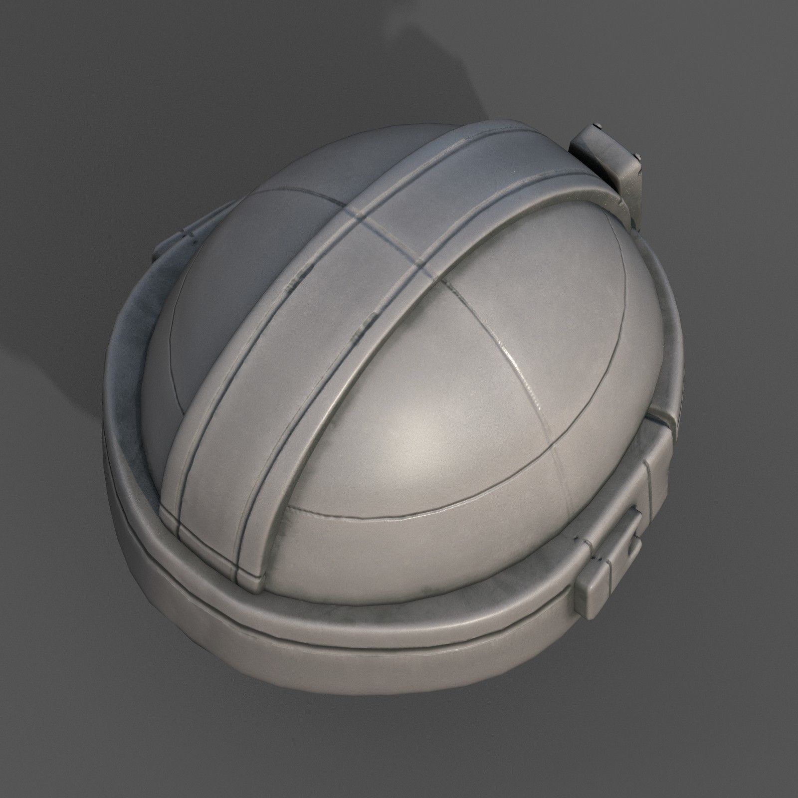 Helmet military combat soldier armor scifi  Low-poly 3D model_8