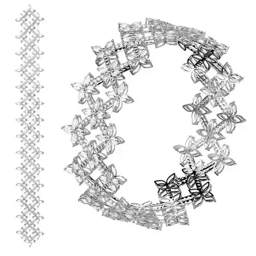 jewelry bracelet with diamonds