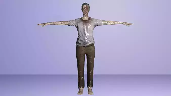 Zombie Full Rigged Model