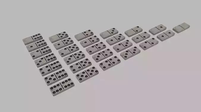 Marble Domino Set 28 pieces