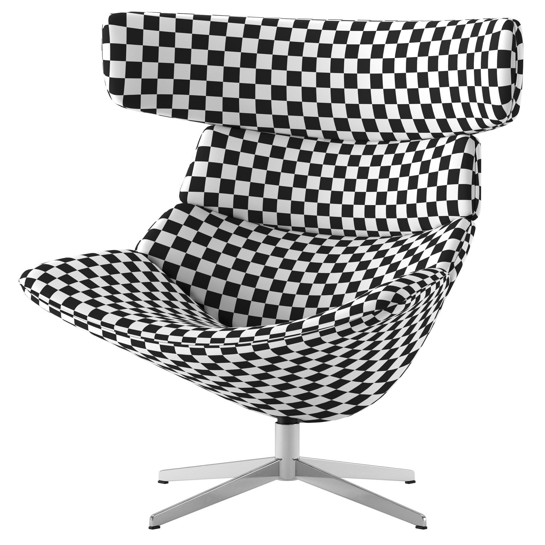 Erik Jorgensen Asko High Easy Chair 3D model_8