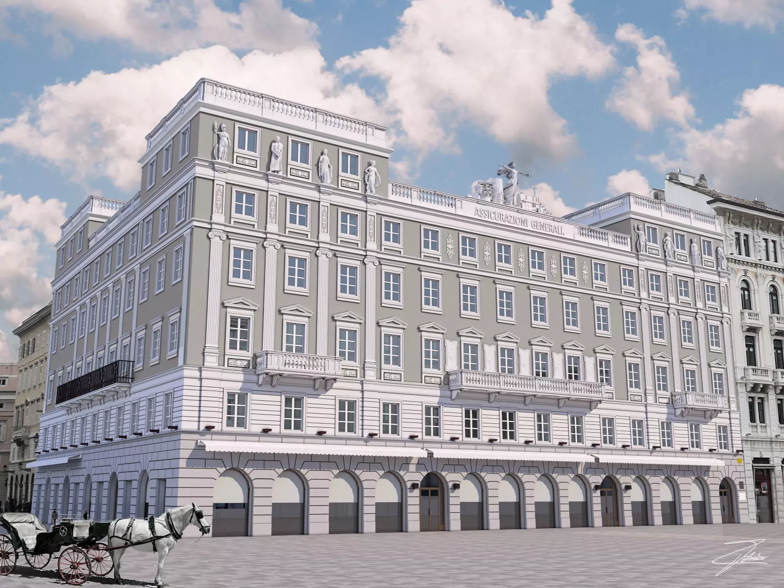 Palazzo Stratti 3D model