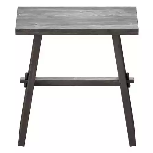 Lax Reclaimed Wood End Table Crate and Barrel