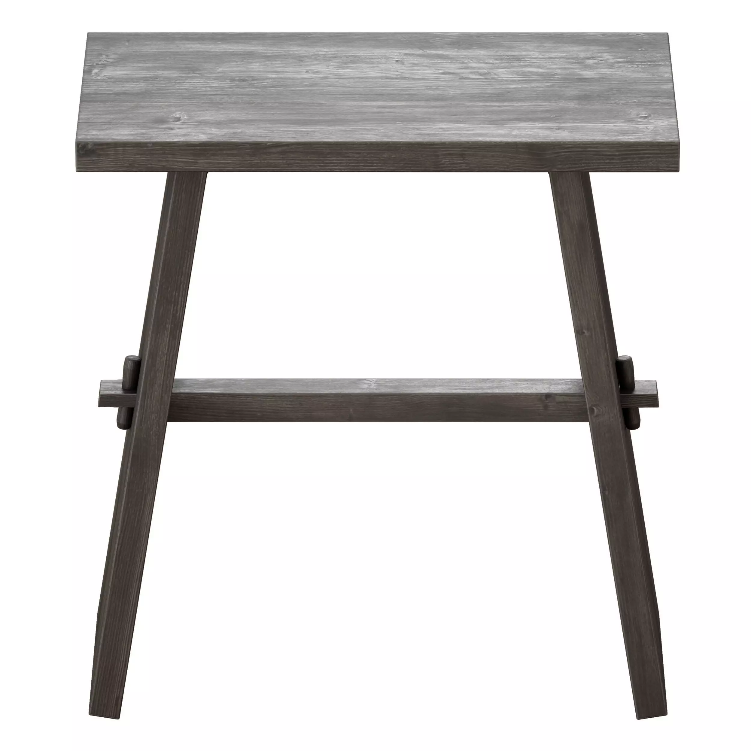 Lax Reclaimed Wood End Table Crate and Barrel 3D model_0