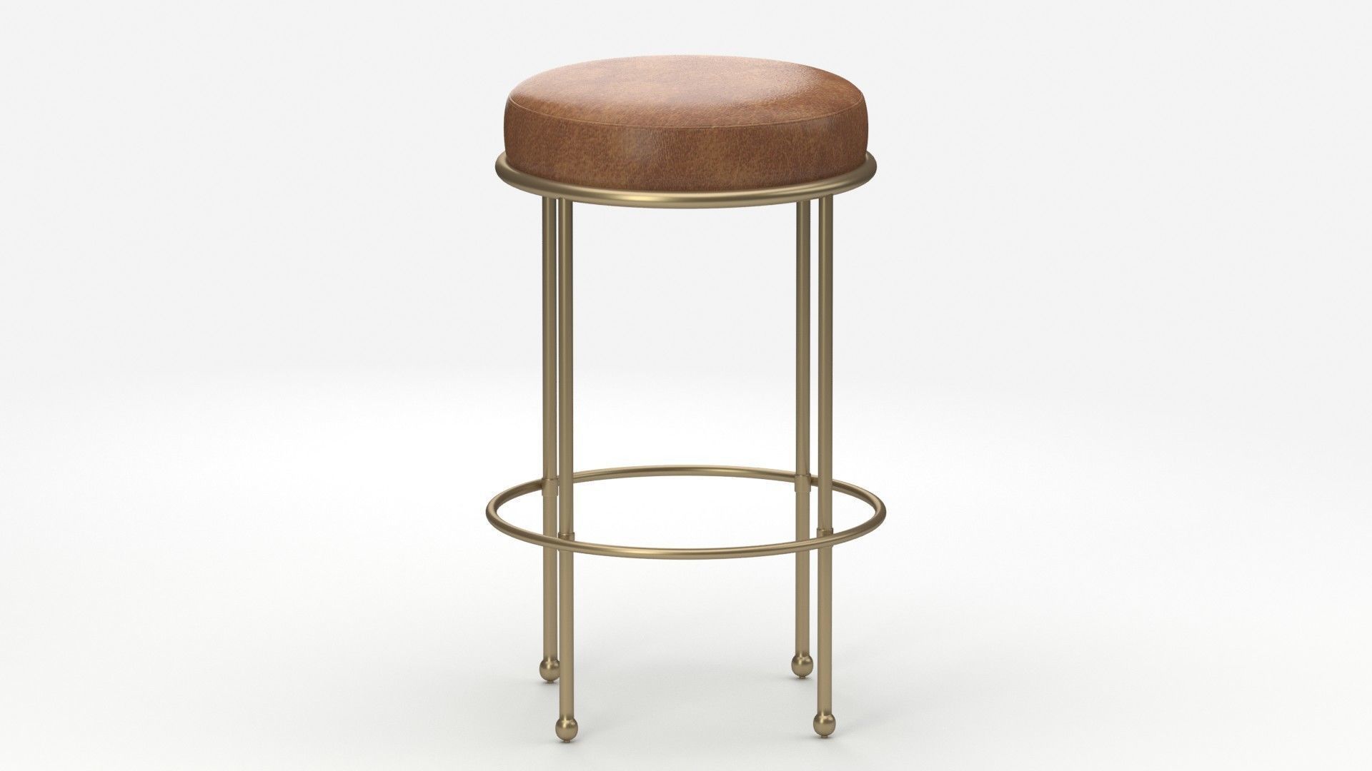Bar Stool 07 3D model_12