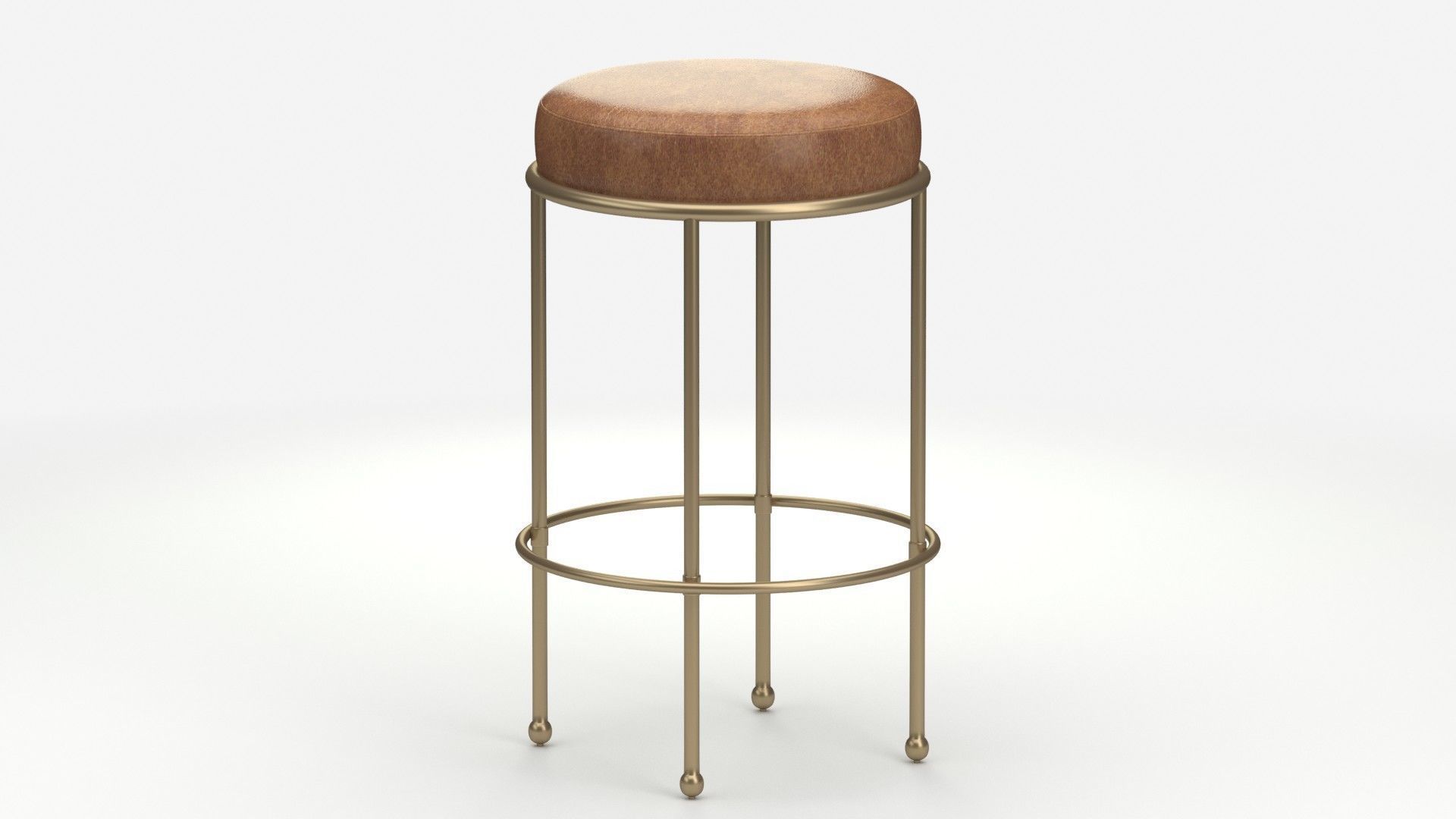 Bar Stool 07 3D model_7