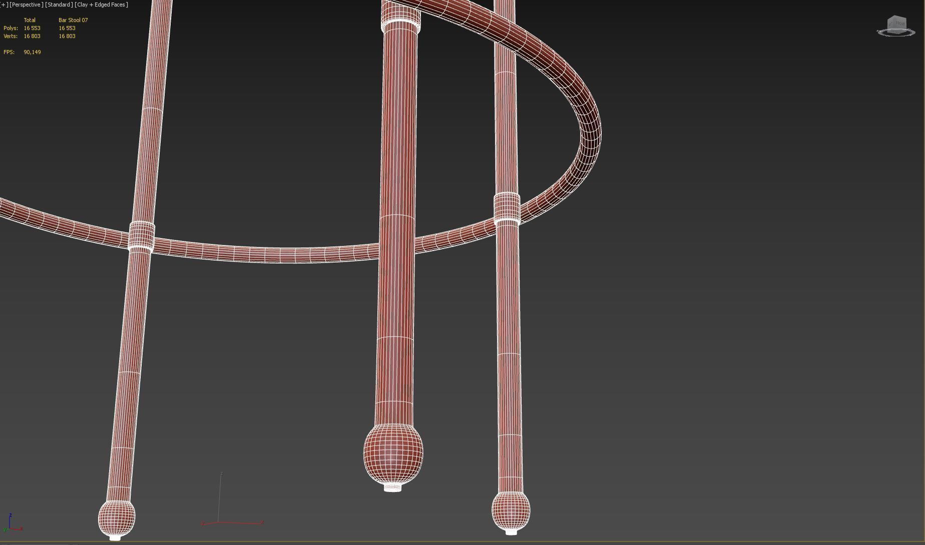 Bar Stool 07 3D model_18