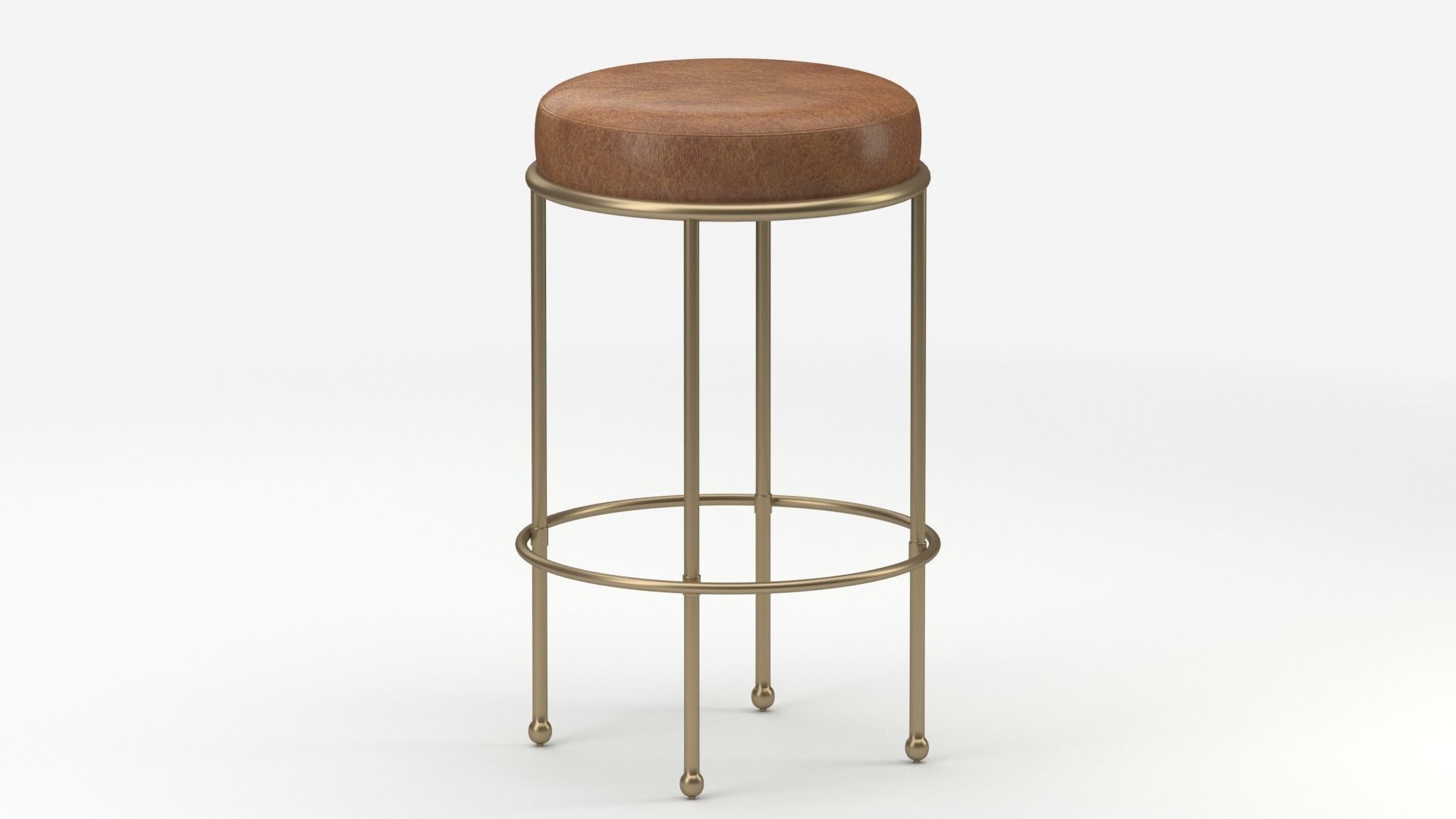 Bar Stool 07 3D model_4