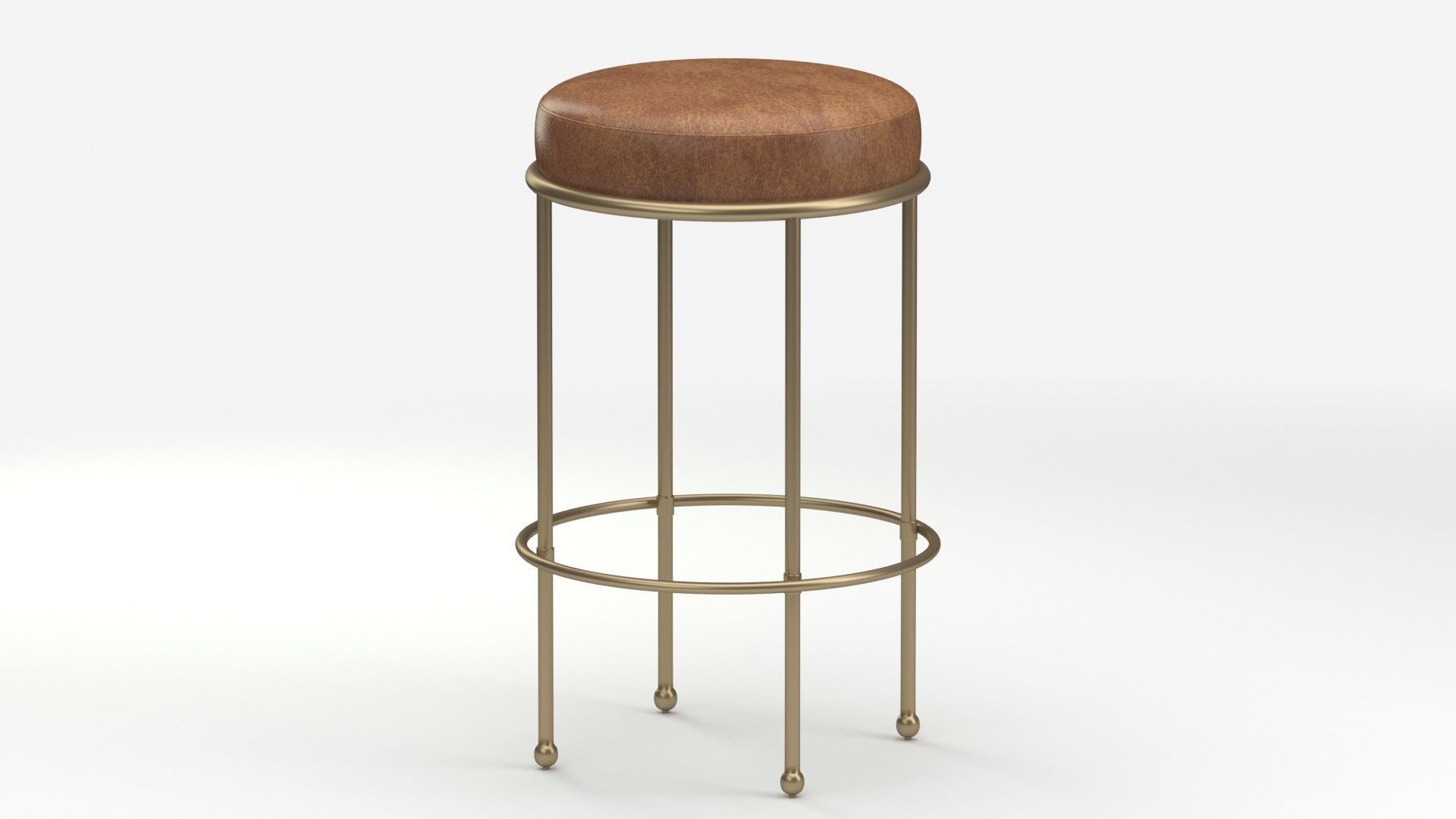 Bar Stool 07 3D model_8