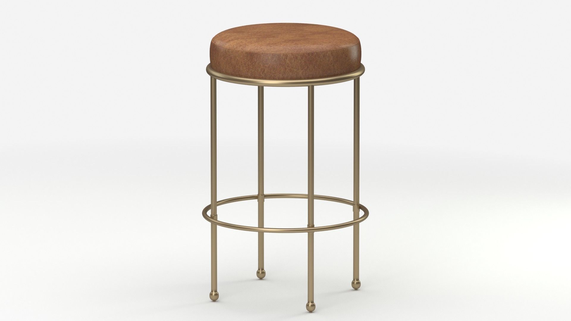 Bar Stool 07 3D model_5