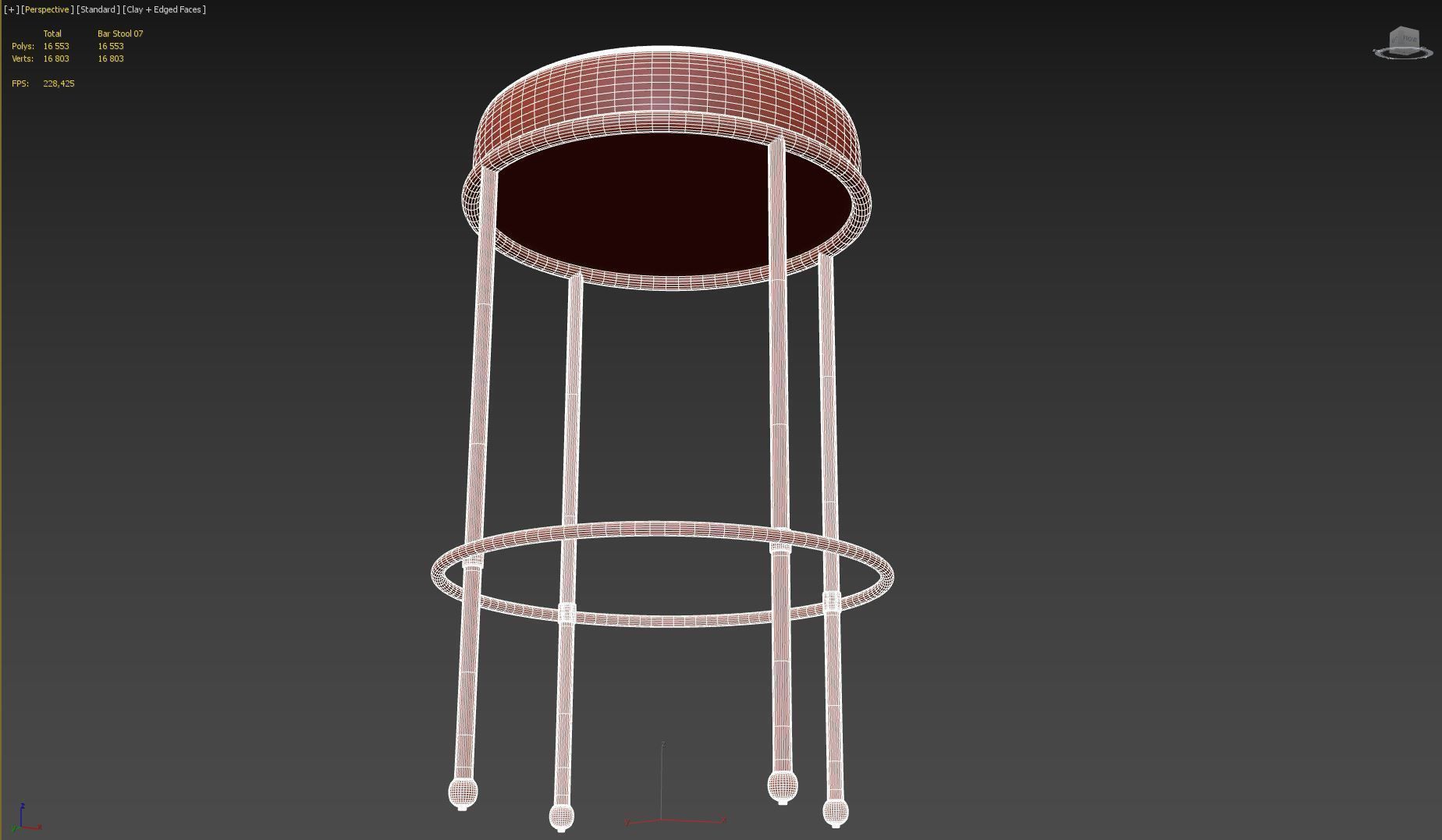 Bar Stool 07 3D model_17