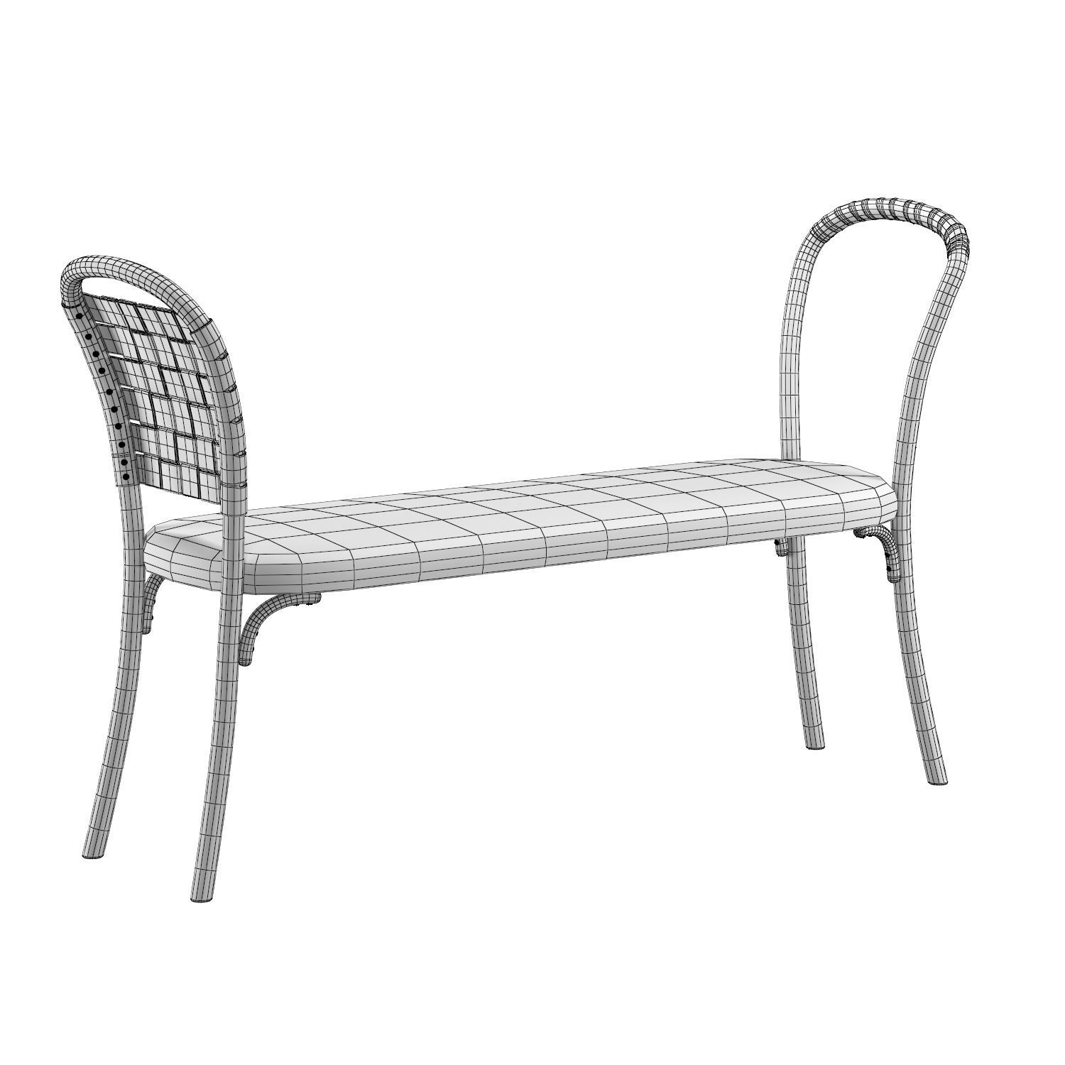VILDA Bench 3D model_4
