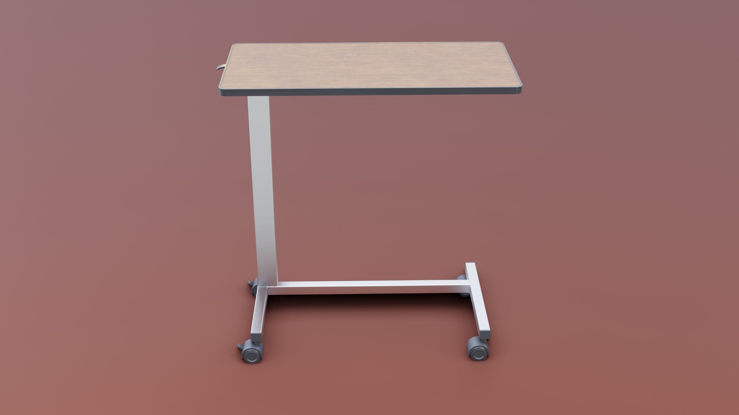 Medical Overbed Table 2 3D model_16