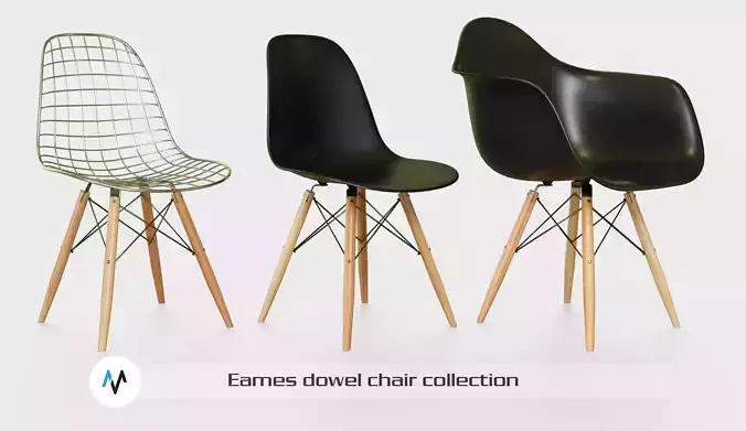 Eames Dowel chair collection