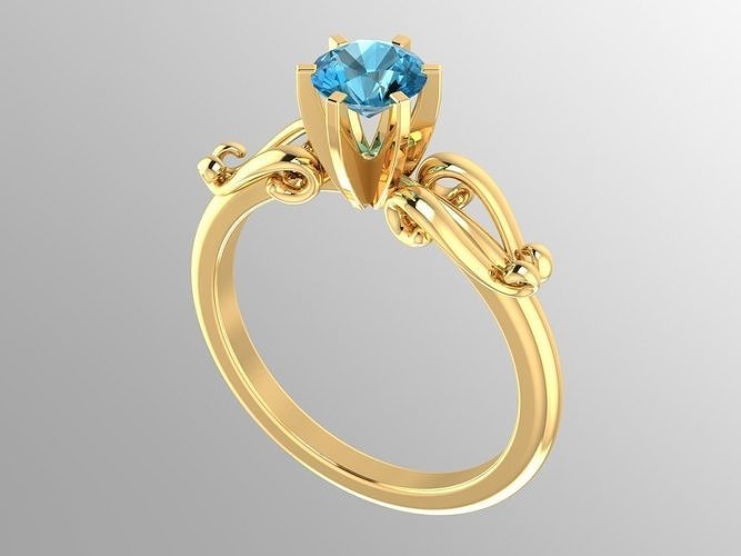 Ring boutique Round1 3D print model