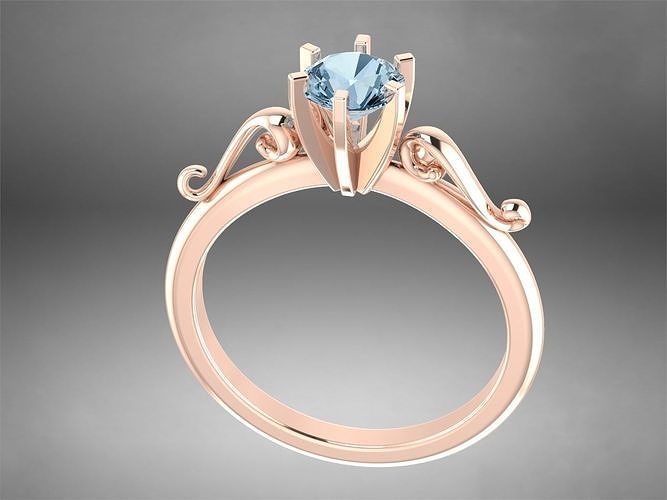 Ring boutique Round 2 3D print model