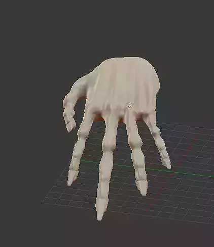 hand 3d model creature