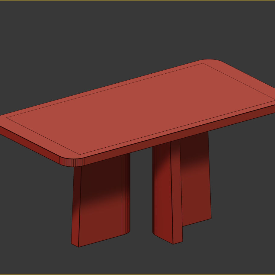 Bogota Dining table by Christian Liaigre 3D model_9