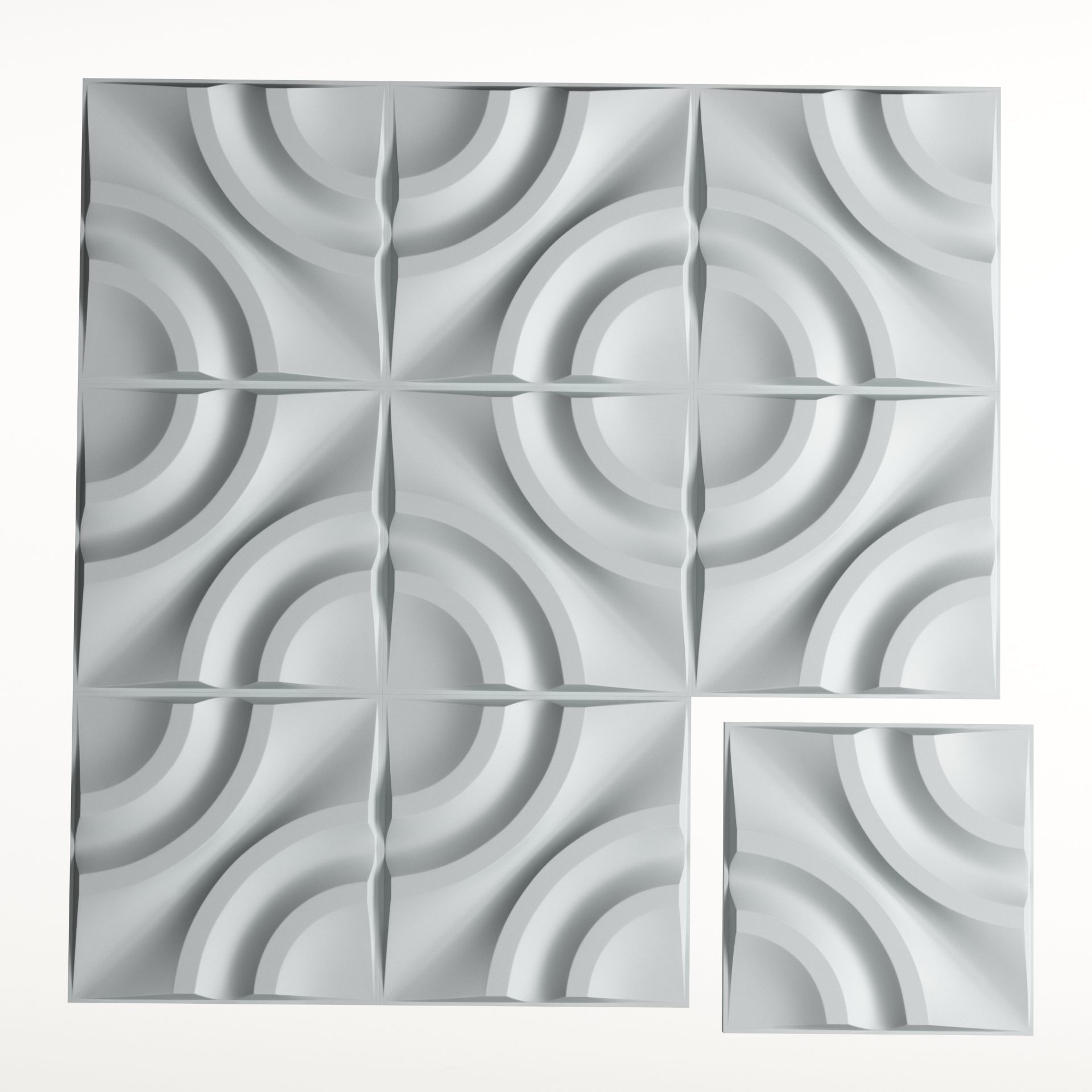 Habitarte 4 Wall forms 3D model_2