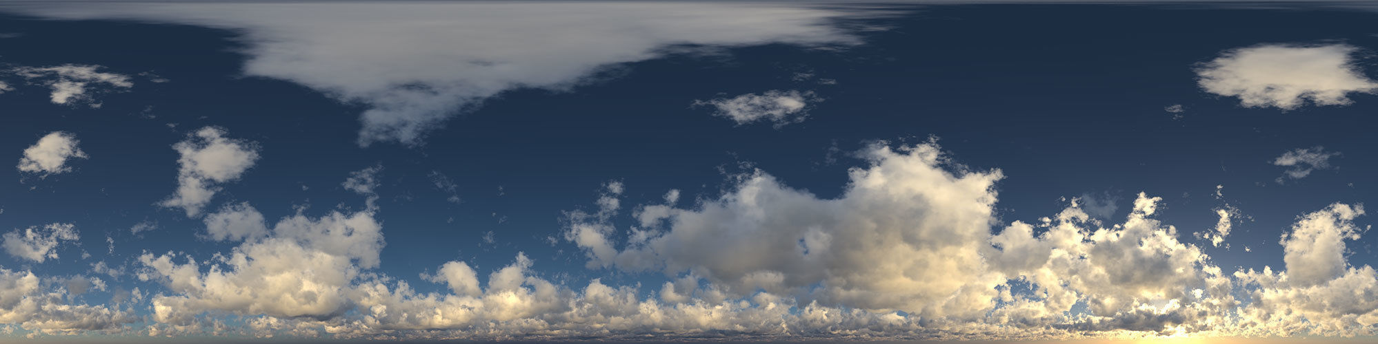 Skydome HDR - Cloudy Blue Sky 2 Texture_4