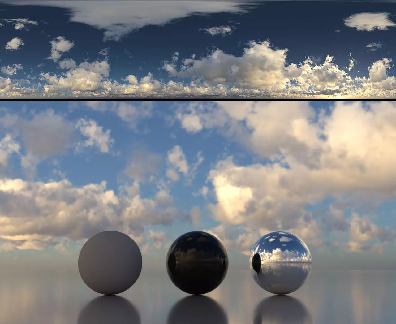 Skydome HDR - Cloudy Blue Sky 2 Texture_0