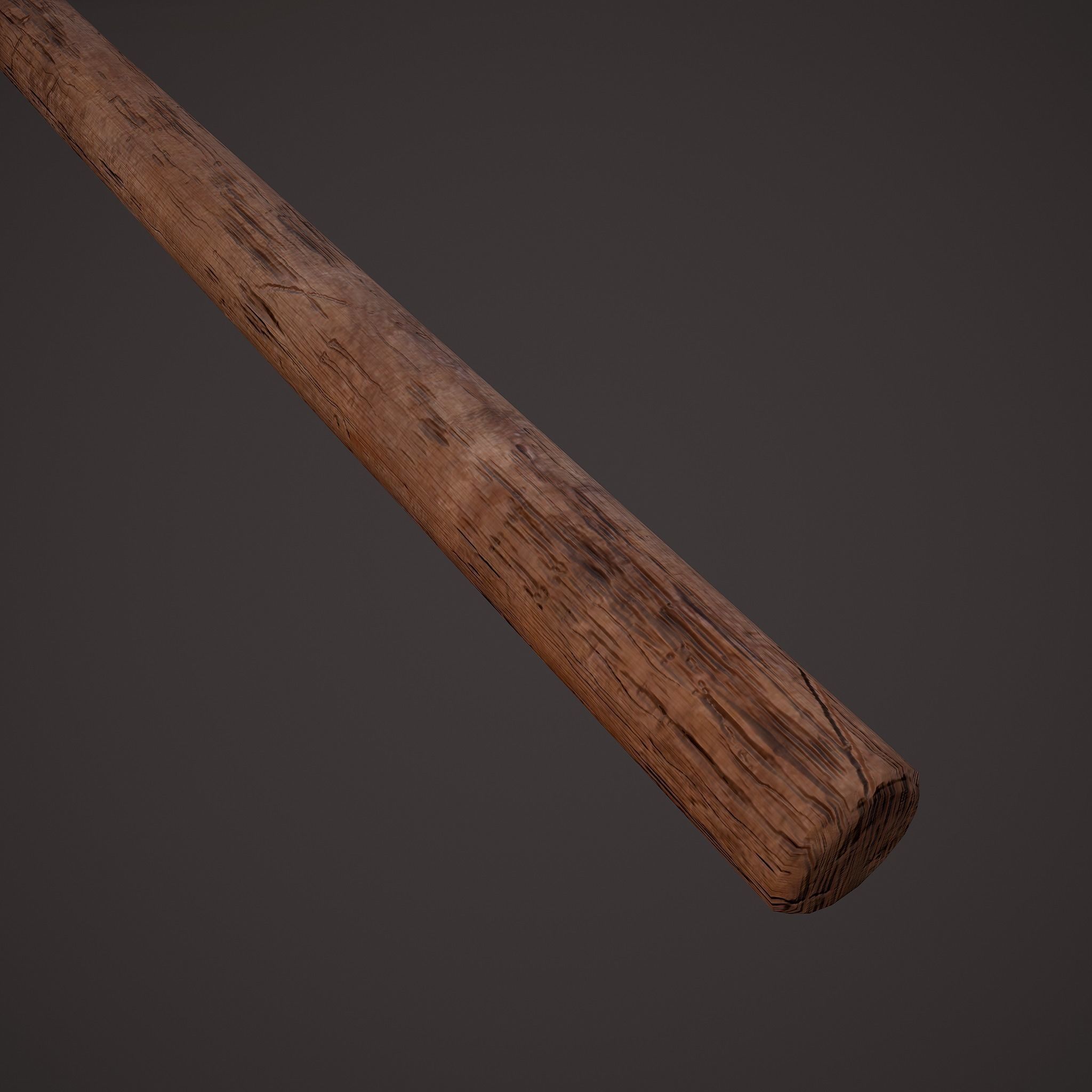 Medieval Style Rake Low-poly 3D model_25