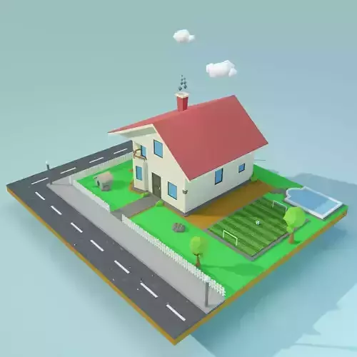 Low Poly House